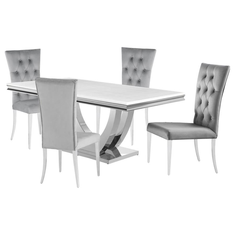 111101-S5G  Dining Set (5-Piece)
