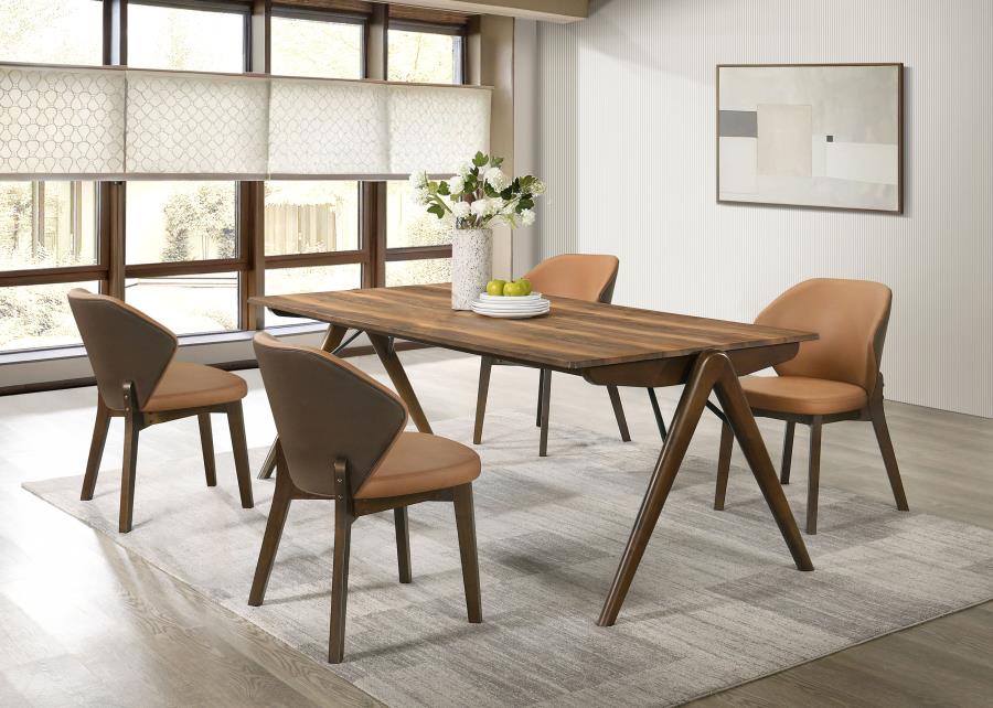 192521-S5  Dining set Brown