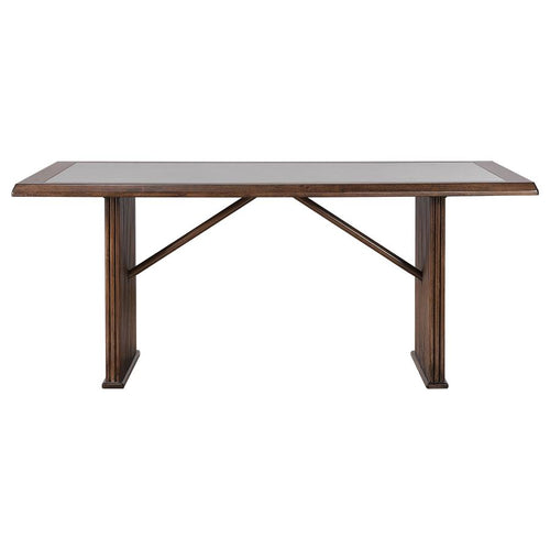 193591-S5 5-piece Rectangular Dining Table Set Brown