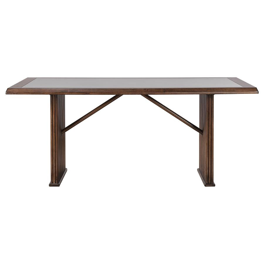 193591 72-inch Rectangular Dining Table Brown
