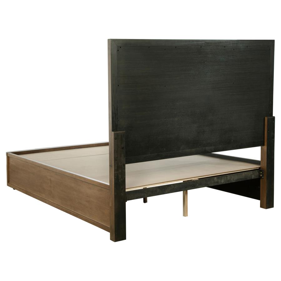 224900Q 2-drawer Queen Storage Bed Ash Brown