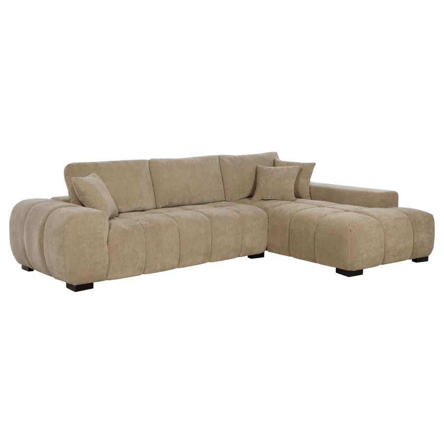 Octavia Upholstered Sectional Chaise Sofa