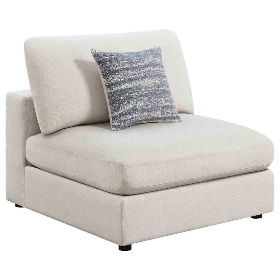551321 4-piece Upholstered Modular Sectional Sofa Beige