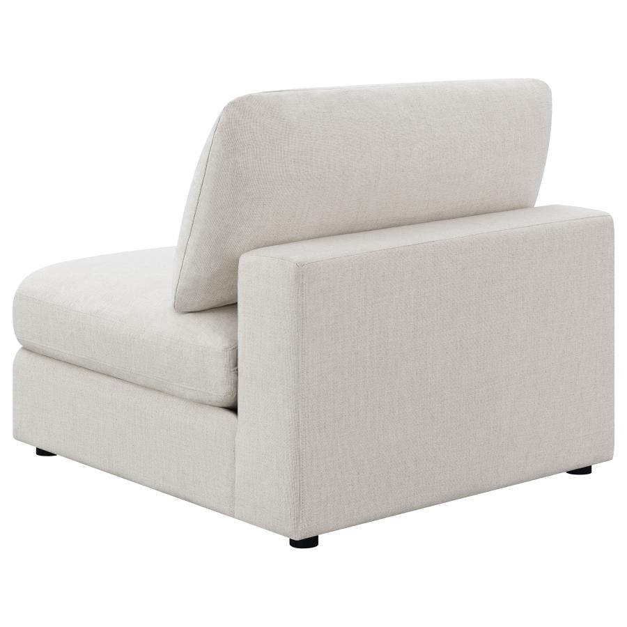 551321 4-piece Upholstered Modular Sectional Sofa Beige