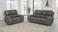 603431PPP 2-piece Triple Power Reclining Sofa Set Charcoal