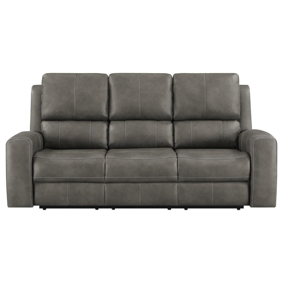 603431PPP Power Reclining Sofa Charcoal