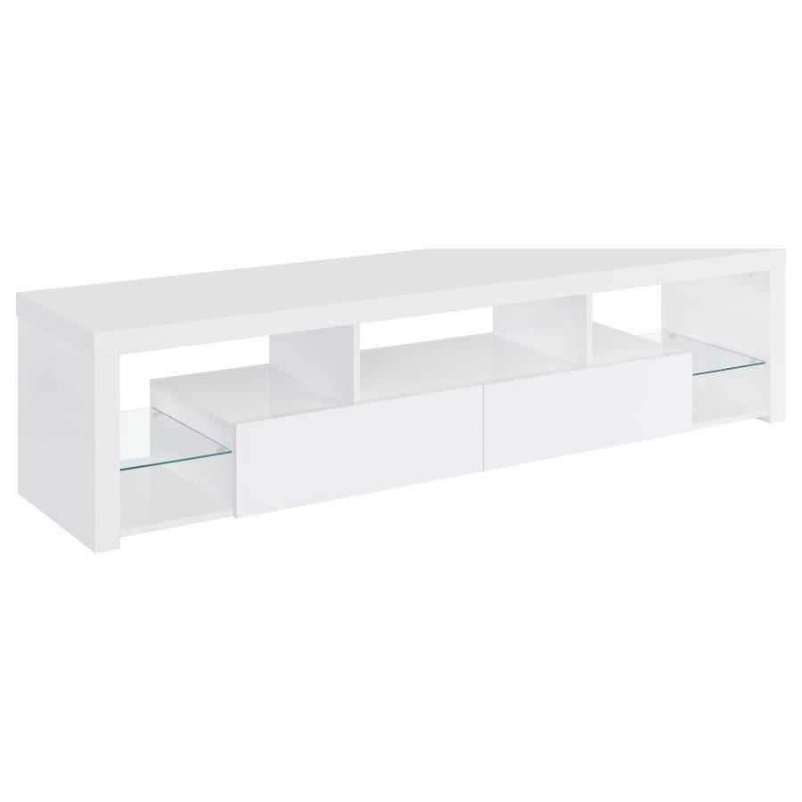 704251 TV STAND WHITE GLOSSY