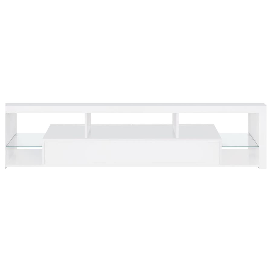704251 TV STAND WHITE GLOSSY