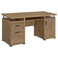800108 Tracy 55-inch 2-drawer Office Computer Desk White
