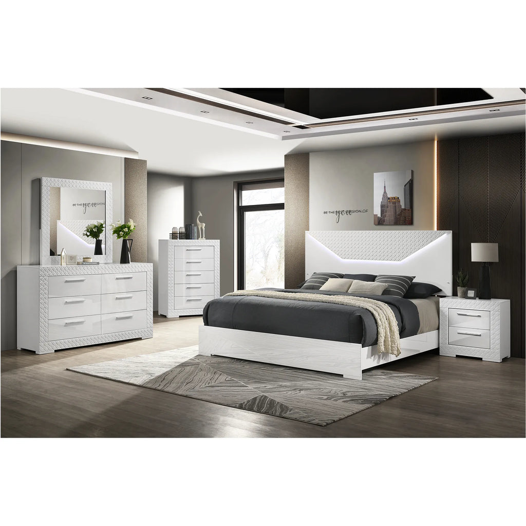 Brooklyn Queen Bedroom Set 4 Pcs