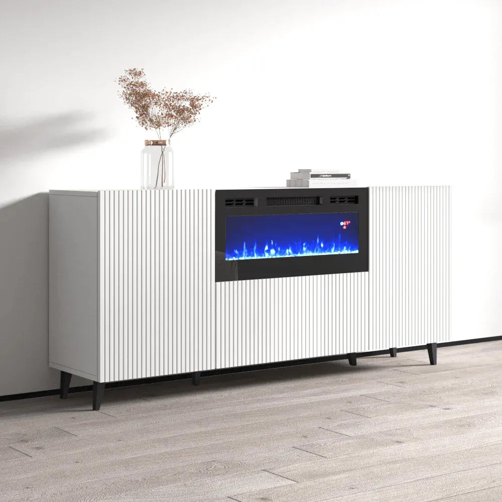 B301 LED Buffet Sideboard with Fireplace