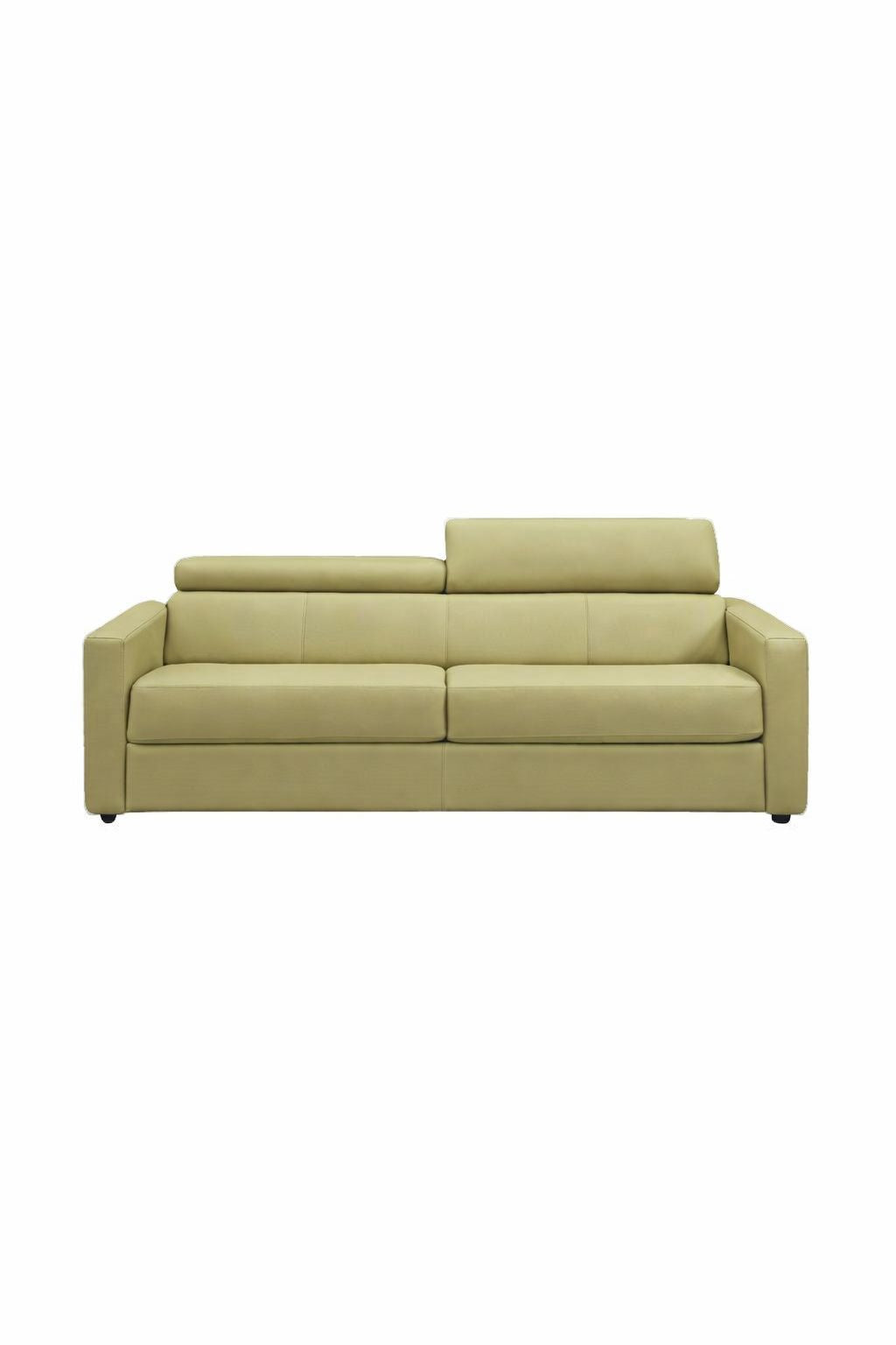 BALANCE SOFA BED GENUINE LEATHER LIGHT GRAY