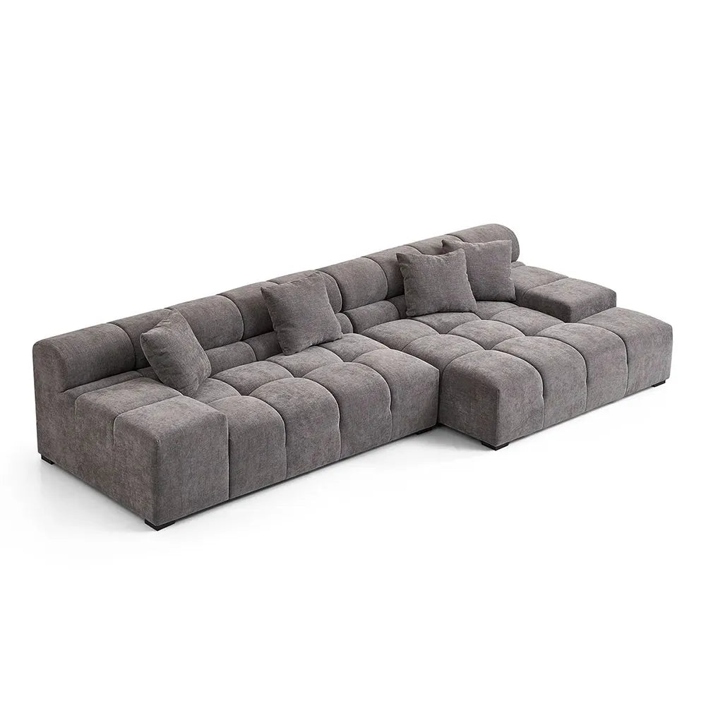 Midtown Graphite Sectional (Right Chaise)