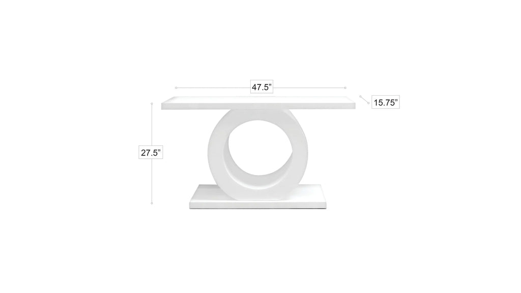 Eva Console Table White