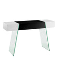 Bronx Console Table White/Black