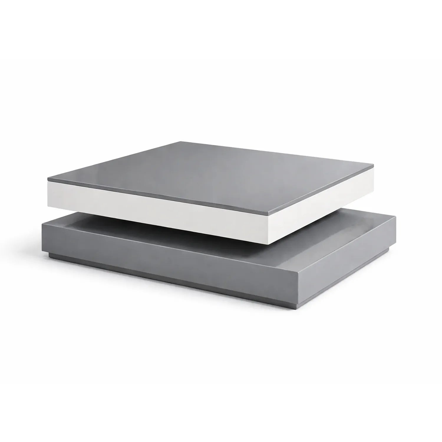 Anna Coffee Table white/gray glossy