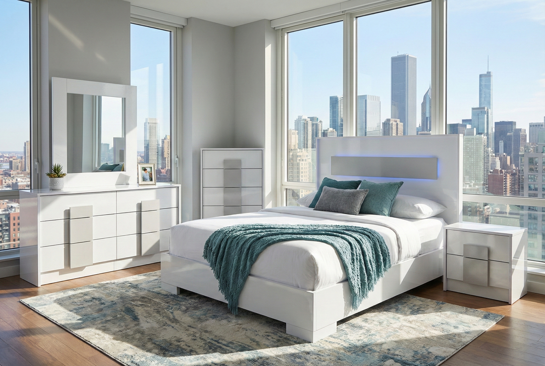 Palermo Bedroom Collection KING 5 Pcs
